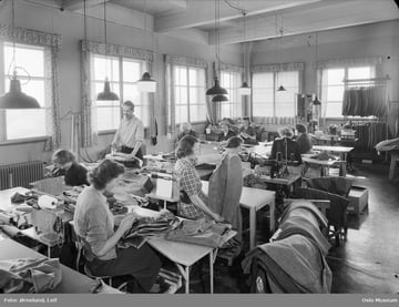 Udis konfeksjonsfabrikk 1953