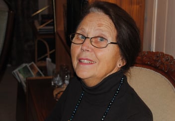Portrett av eldre kvinne