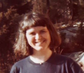 Portrett av Tonje Kolle 26 år i 1976