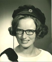 Signe Kjelstrup 18 år gammel i 1967