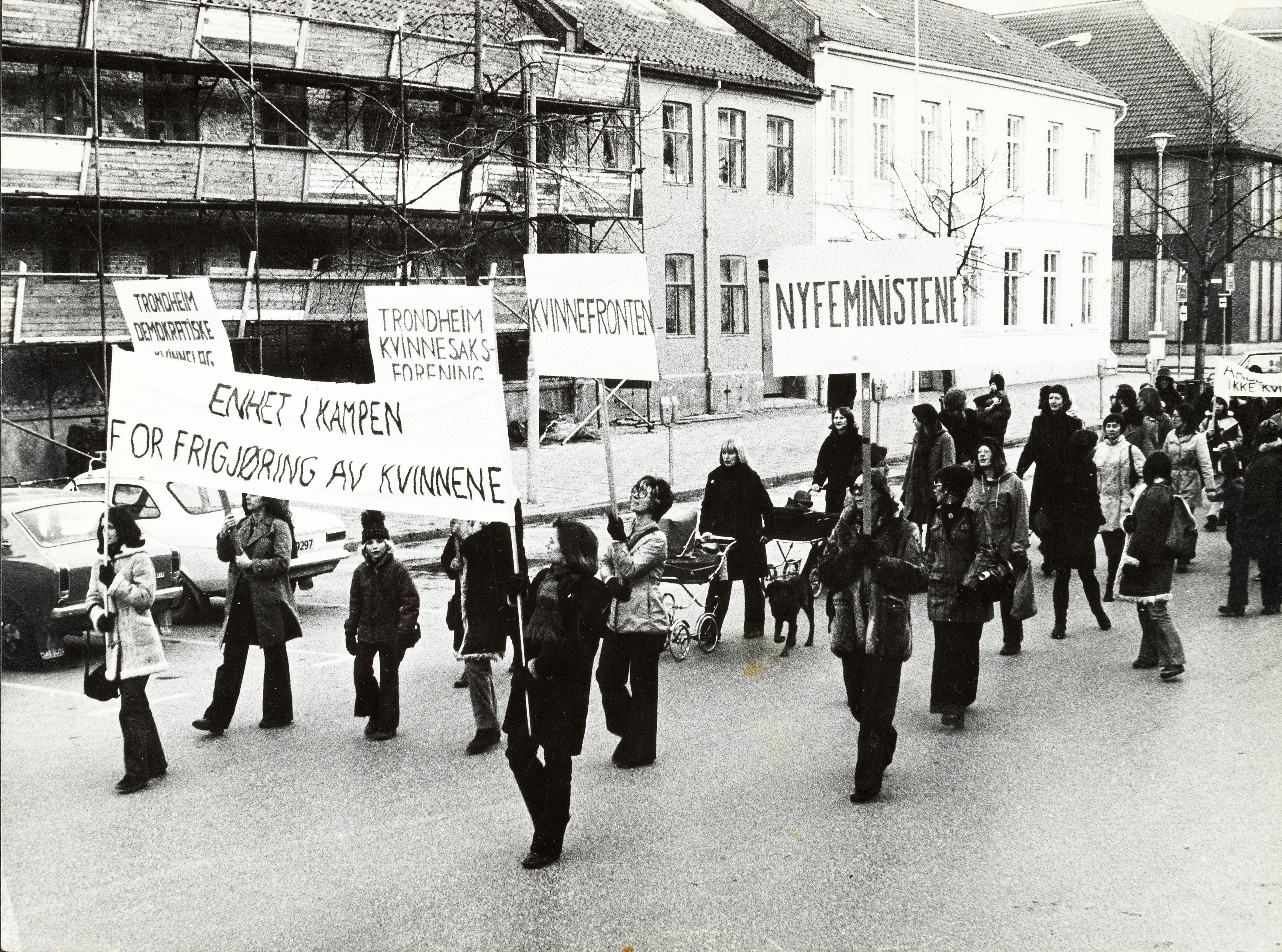 Demonstrasjonstog i Trondheim. 