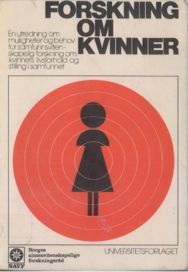 Faksimile av utredningen "Forskning om kvinner". 