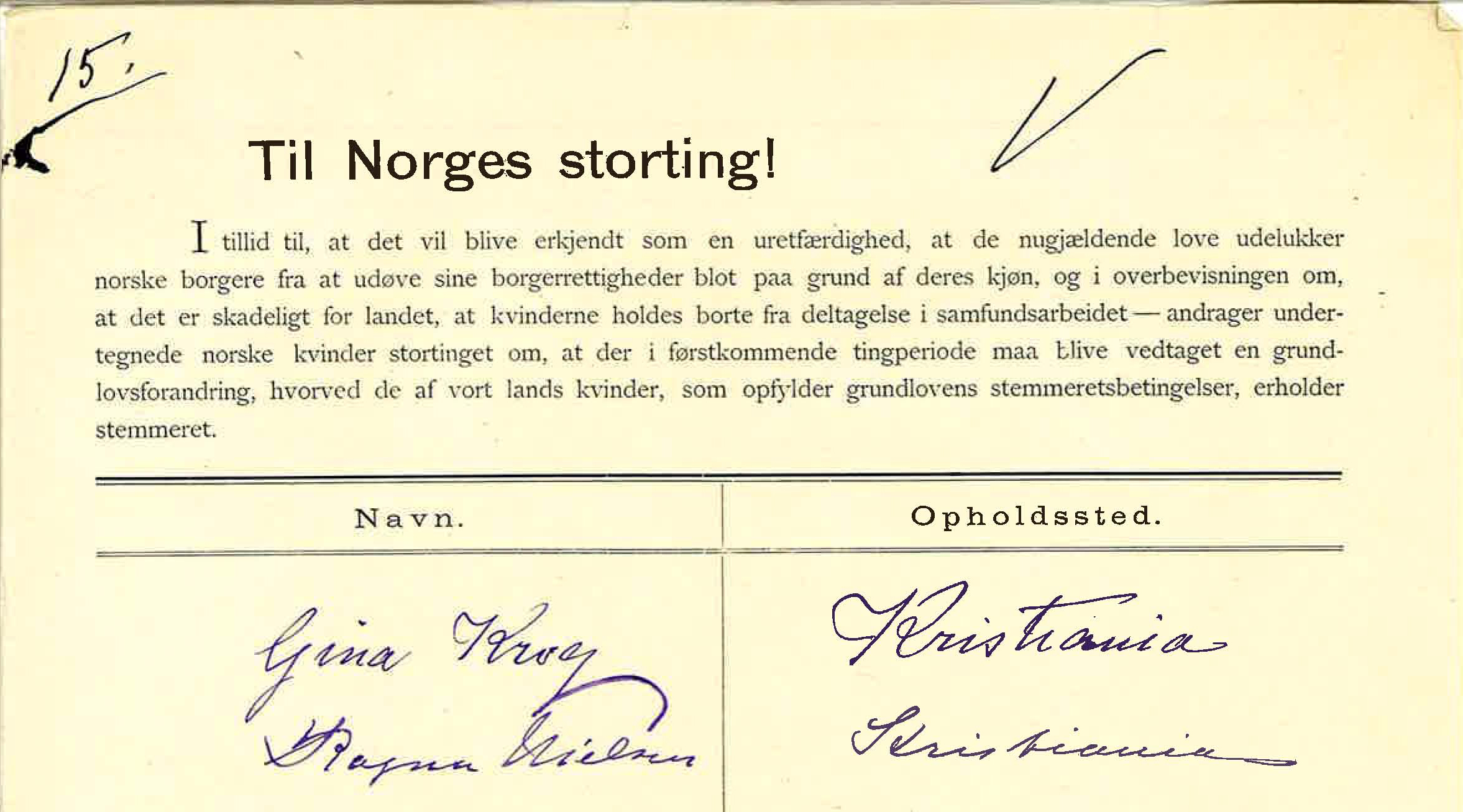 Bilde av signaturer